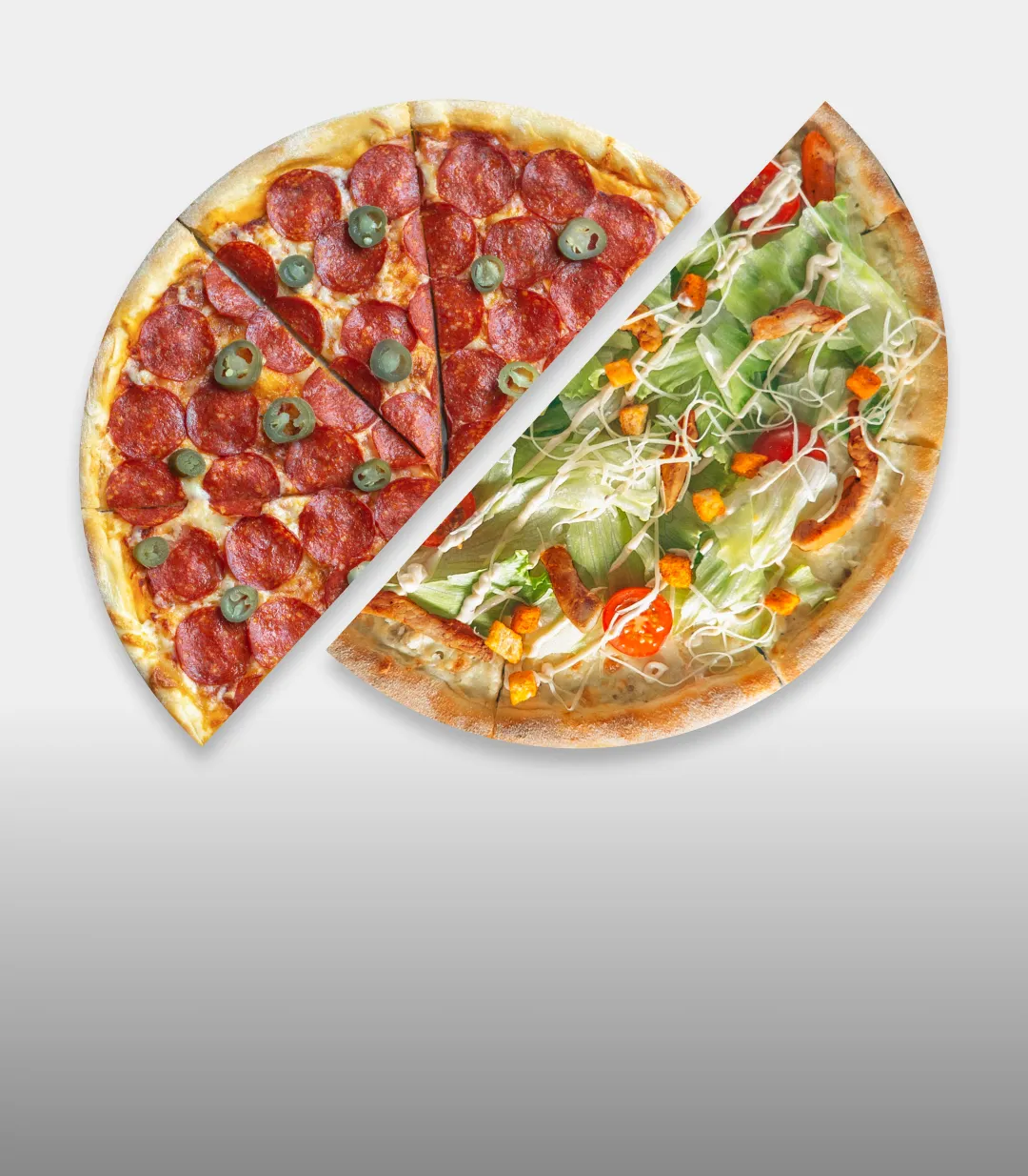 Собери свою идеальную пиццу...